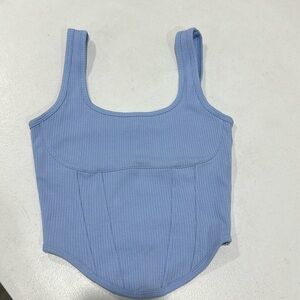 PINK Cinched Corset Top